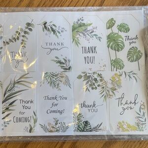 NWT 100 Floral Thank You Tags🌺